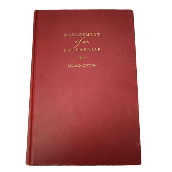 *NFS*Vintage Management of an Enterprise Second Edition 1949 Hardcover - Picture 1 of 12